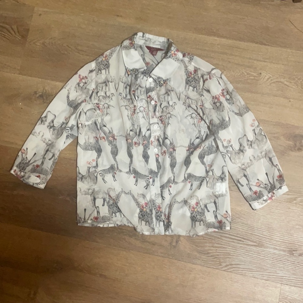 Ted Baker Zebra blouse
